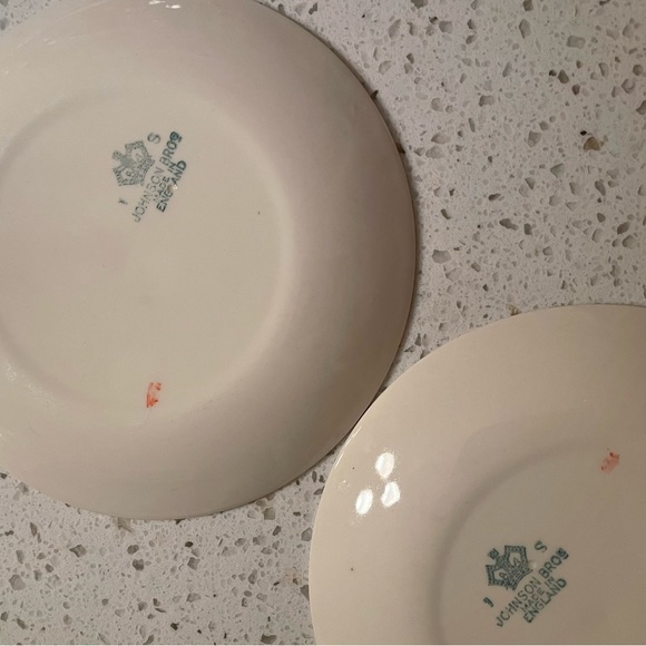 VINTAGE Dessert/Salad plate Flying  Geese design-Collectible JOHNSON BROTHERS - Picture 7 of 9